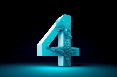 Numerologie verstehen - die Kraft der Zahl VIER Foto: ©  tanitost.jpeg @ AdobeStock