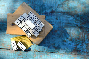 Domino-Orakel Foto: ©  oleksandrazoria @ AdobeStock