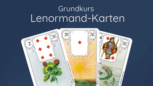 Online-Kartenlegekurs Foto:  lenormand_zukunftsblick @ kartenlegekurs