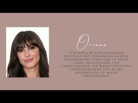 Oriana stellt sich vor Foto: © Eigenproduktion @ Zukunftsblick