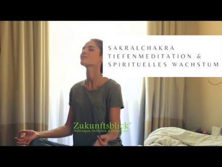 Sakralchakra Swadhisthana (417 Hz) Tiefenmeditation & spirituelles Wachstum Foto: © Second chakra illustration vector of Svadhishthana - Vektorgrafi @ Shutterstock
